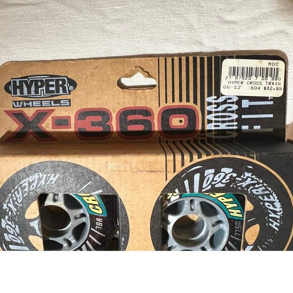 Hyper Wheels X-360 Cross Fit 77.5mm Rough Surface  78A or 82A New in Box ~ 
USA - Picture 5 of 10
